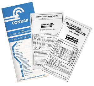 Conrail Timetables