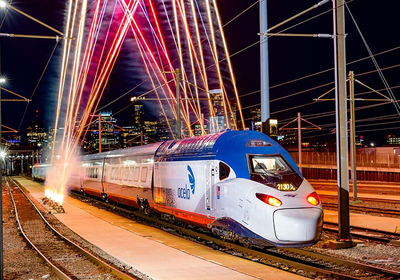 Next Generation Amtrak Acela Enters Service